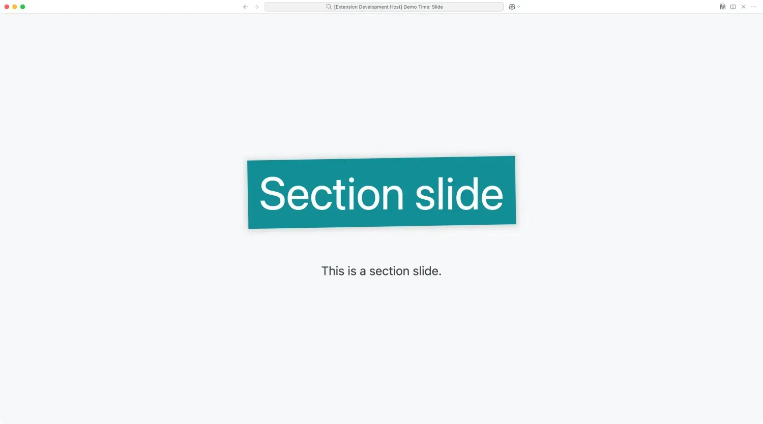 Section